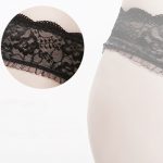Black Lace Crotchless Thong Ladylike - Image 2