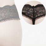 Black Lace Crotchless Thong Ladylike - Image 5