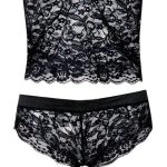 Pure Lace See-through Sexy Bra & Panty Lingerie - Image 5