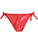 Hot Selling Floral Lace And Mesh Splicing T-string - Image 4