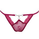 Ladies Pearl Decorated Hollowed-out Panty Sexy Underwear - Image 4