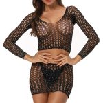 Sexy Hollowed-out Rhinestone Decorated Top&dress Set - Image 2