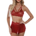 Charming Ladies Bra&panty Set With Gauzy Skirt - Image 3