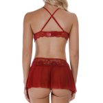 Charming Ladies Bra&panty Set With Gauzy Skirt - Image 4