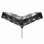 Ladies Simple Pearl Lace T-back - Image 6