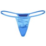 Women Hot Shining Patent Leather T-back G-string - Image 2