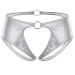 Special Designed Crotchless Patent Lesther Panty For Women - Image 4