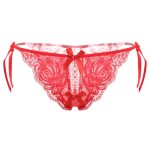 Sexy Crotchless Lace Bandaged Panty For Women