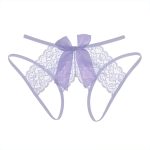 Ladies' Alluring Crotchless Lace Panty Underwears - Image 9