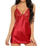 Charming Ladies Deep V-neck Backless Babydoll - Image 4