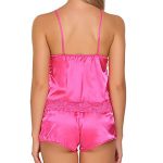 Alluring Strappy Low-cut Nightwear Set With Shorts - Image 9