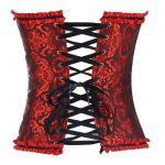 Multi-color Bandage Boned Corset Bustier For Women + G-string - Image 8