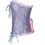 Multi-color Bandage Boned Corset Bustier For Women + G-string - Image 12