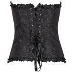 Multi-color Bandage Boned Corset Bustier For Women + G-string - Image 14