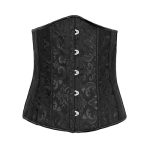 Lady Multi-color Underbust Corset Slimming Lingerie With Thong - Image 7