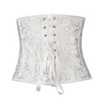Lady Multi-color Underbust Corset Slimming Lingerie With Thong - Image 4