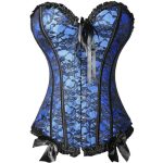 Charming Bowknot Decorated Floral Lace Body Shaper - Image 3