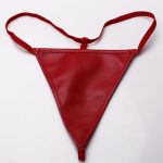 Classic Front Zipper Leather Tights Bustiers With Thong - Image 4