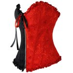 Hot Bicolor Splicing Bandage Overbust Corset Shaper - Image 2