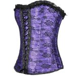 Cheap Bandage Ruffled Hem Waist Trainer Corset - Image 7