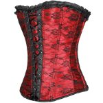 Cheap Bandage Ruffled Hem Waist Trainer Corset - Image 3