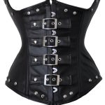 Hot Faux Leather Strappy Tights Bustiers - Image 3