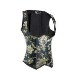 Royal Embroidered Steel Bones Sexy Vest Corset - Image 2