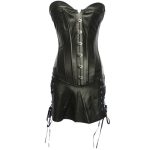 New Sexy Leather Long Waist Shaper Suit For Women - Image 3