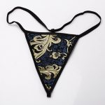 Royal Embroidered Lace Trim Buckled Sexy Corset With Thong - Image 4
