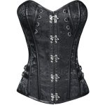 Classic Overbust Buckled Hot Slimming Products Corset - Image 3