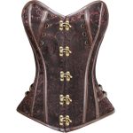 Classic Overbust Buckled Hot Slimming Products Corset - Image 5