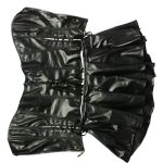 Hot Selling Zipper Leather One-piece Dress Body Shaper - Image 4