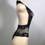 Sexy Halter See-through Slim Hot Mesh Jumpsuit - Image 3