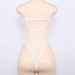 New Style Bowknot Strappy Lace One-piece Lingerie - Image 5