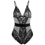 Hot Selling Transparent Lace One-piece Suit Teddy - Image 4