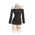 Hot See-through Bondage Rivet Suit Night Underwears - Image 2