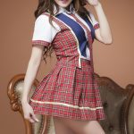 Alluring Schoolgirl Role Play Costume - Image 3