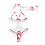 Women's Sexy Nurse Cosplay Game Costumes - Image 2