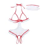 Women's Sexy Nurse Cosplay Game Costumes - Image 3