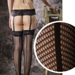 Sexy Patterned  Thigh Highs Suspender Pantyhose - Image 4