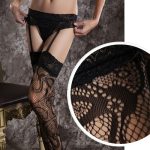 Hot Novelty Patterned Garter Belt Stockings - Image 4