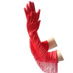 New Long Dancing Gloves With Tassels - Image 2