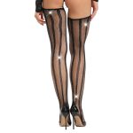 Bright Shining Crystal Fishnet Long Stockings - Image 3