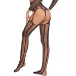 Bright Shining Rhinestone Hollowed-out Panty-hose - Image 3