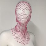 Hot Selling Rhinestones Fashion Party Mesh Hood - Image 2