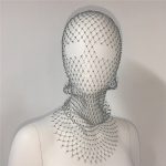 Hot Selling Rhinestones Fashion Party Mesh Hood - Image 3