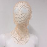 Hot Selling Rhinestones Fashion Party Mesh Hood - Image 5