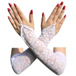 New Fashion Women's Flowers Lace  Gloves - Image 6