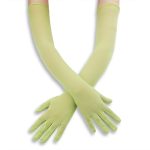 Soft Thin See-through Mesh Long Gloves - Image 8