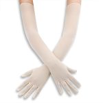 Soft Thin See-through Mesh Long Gloves - Image 2